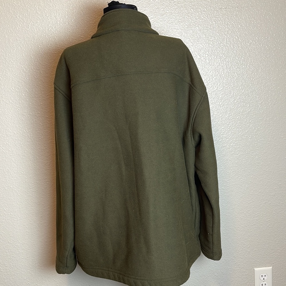 Carhartt fleece jacket, men’s Sz XL, hunter green - Picture 4 of 5